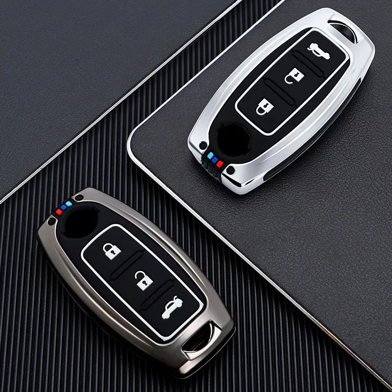 GPRGIT Zinc Alloy Remote Key Case Cover Shell for Nissan Qashqai X-Trail T31 T32 Juke J10 J11 Tiida Altima Pathfinder Kicks