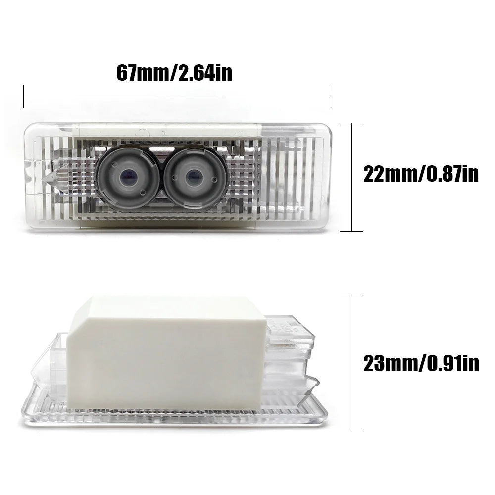 GPRGIT BMW 50th Anniversary Logo Laser Welcome Door Light for X1 X2 X3 X4 X5 X6 1 3 5 6 7 Series E70 E90 6V 18W