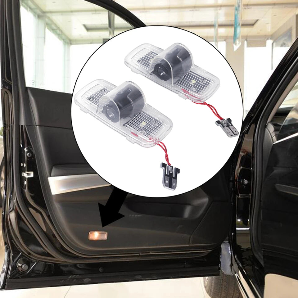 GPRGIT LED Car Door Welcome Lamp Ghost Shadow Light for Accord 7TH 8TH GEN 2003-2012 Crosstour Pilot