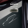 GPRGIT Welcome Car Door Light for Infiniti QX60/QX50/QX70/QX80/Q50/Q60/Q60S/FX/G/M/EX 12V Icon Projection Ghost Shadow