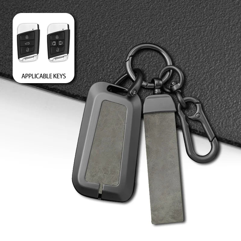 GPRGIT Metal Car Key Cover Case for VW Magotan GTE Passat B8 CC Arteon & Skoda Fabia Superb A7 Kodiaq