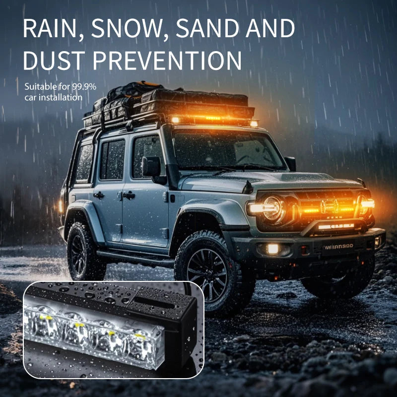 6W 9-30V LED Light Bar 6inch Auxiliary LED Lamp ultra Bright High Brightness Flash Light bar for Jeep/ Truck/ SUV/ Boat/ Offroad