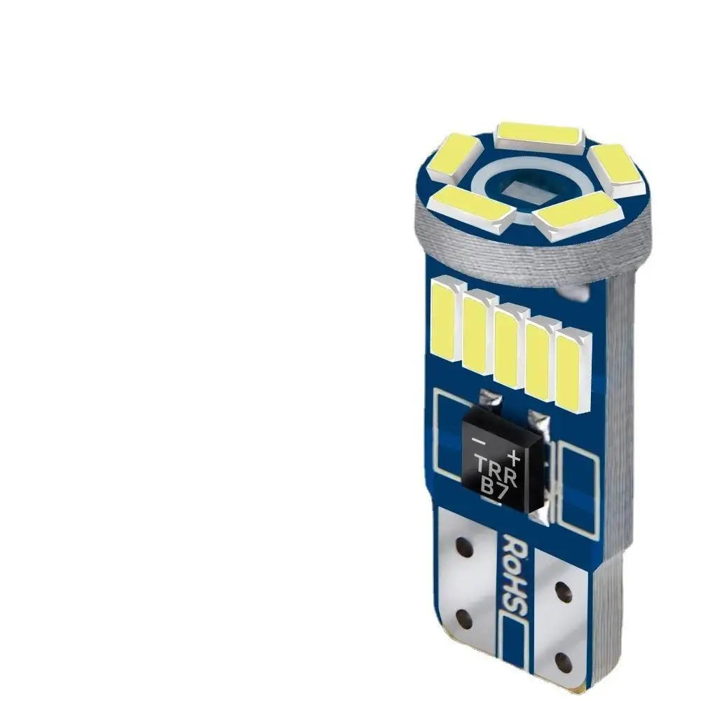 GPRGIT Car LED Wide Light Reading Lights T10 4014 15SMD W5W License Plate Light Door Taillight