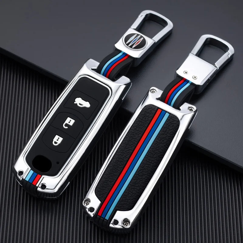 GPRGIT Metal Car Smart Keychain for Mazda 2 3 5 6 Demio Atenza Axela CX-3 CX-5 CX-4 CX-7 CX-9 MX-5 Key Case Cover Protector Accessories