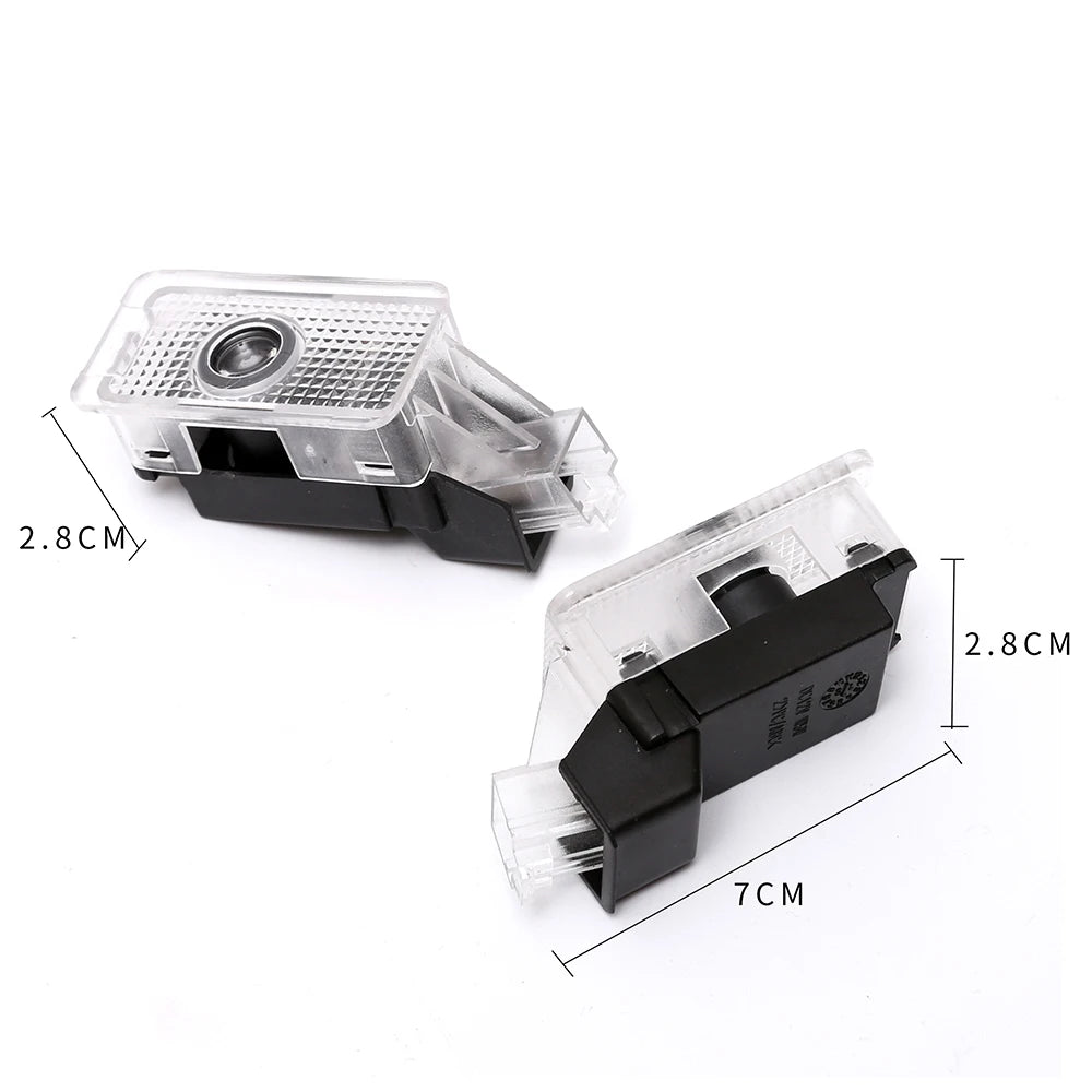 GPRGIT Car LED Logo Ghost Light Door Lights Projector Welcome Accessories Emblem Lamp for Acura MDX