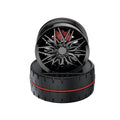 GPRGIT Solar Rotating Car Tire In-Car Fragrance Expander Metal