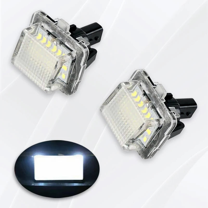 GPRGIT Error-Free LED License Plate Light for Mercedes-Benz W204 W207 W216 W218 12V 6500K