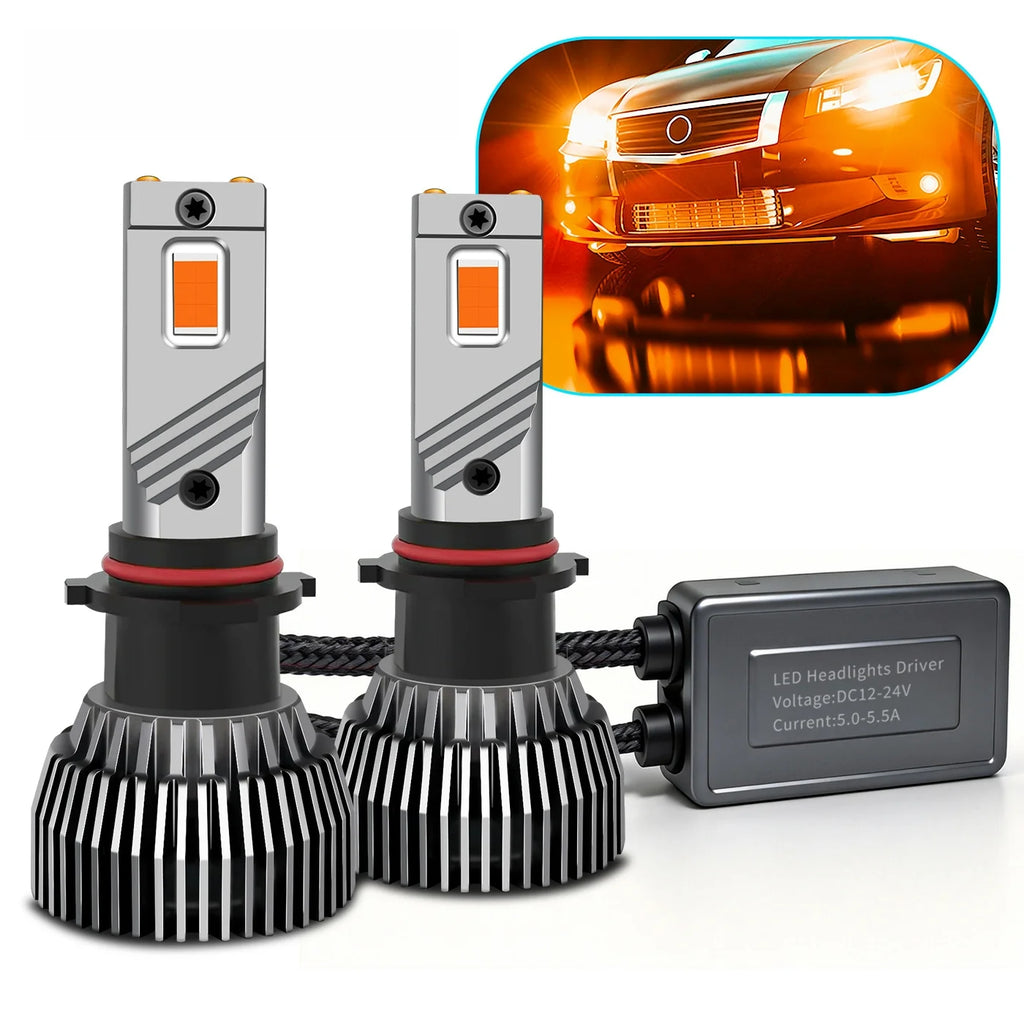 Dual Liquid Cooled Copper Pipe LED Auto Light Kit | 130W Faros LED for H11 9005 9006 880 H3 PSX24W PSX26W 5202 P13W Bulbs