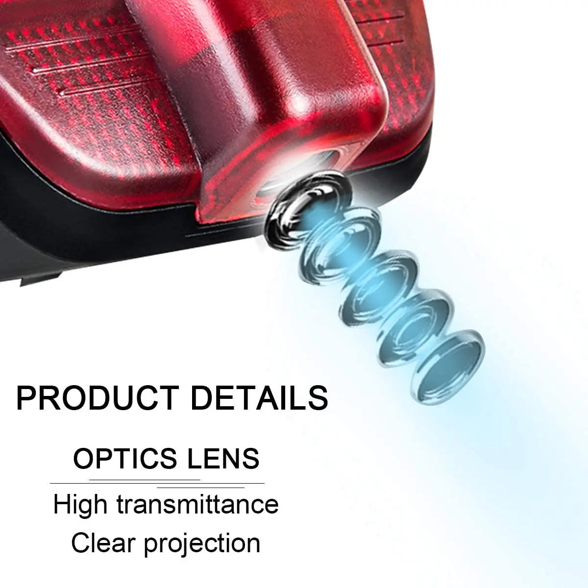 GPRGIT Car LED Logo Ghost Light Door Lights Projector Welcome Lamp Accessories Emblem Lamps for Mercedes Benz