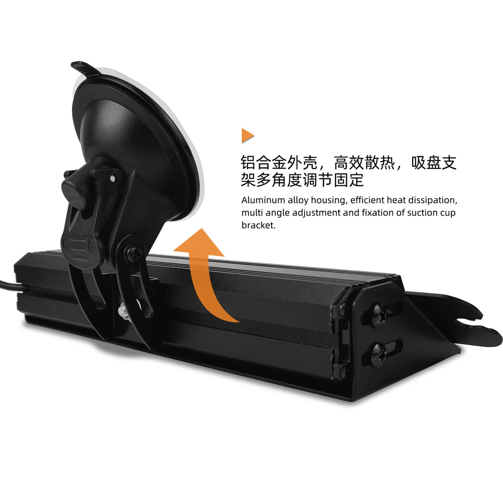 GPRGIT LED Dash Light 16W 12V 6000LM Interior Mount Emergency Vehicle Warning Strobe Light
