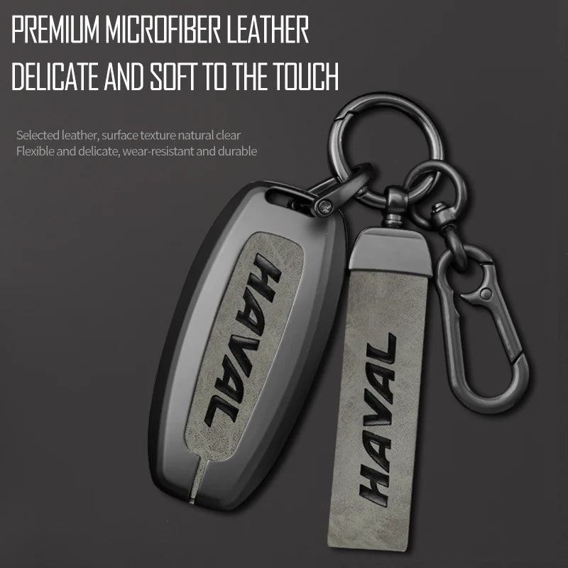 GPRGIT Car Remote Key Case Cover for GMW Great Wall Haval/Hover Jolion Dargo H6 H7 H4 H9 F5 F7 H2S Leather Holder