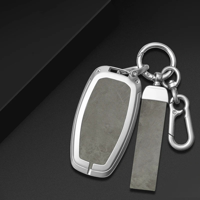GPRGIT Car Key Case Remote Shell for Lincoln Continental MKC MKZ Navigator 2017 2018 2019 Alloy