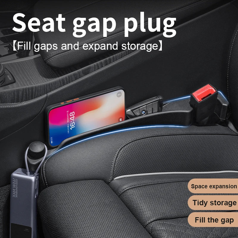 GPRGIT Universal Car Seat Seam Filler Organizer 2-Piece PU