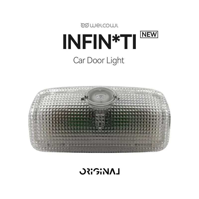GPRGIT Welcome Car Door Light for Infiniti QX60/QX50/QX70/QX80/Q50/Q60/Q60S/FX/G/M/EX 12V Icon Projection Ghost Shadow