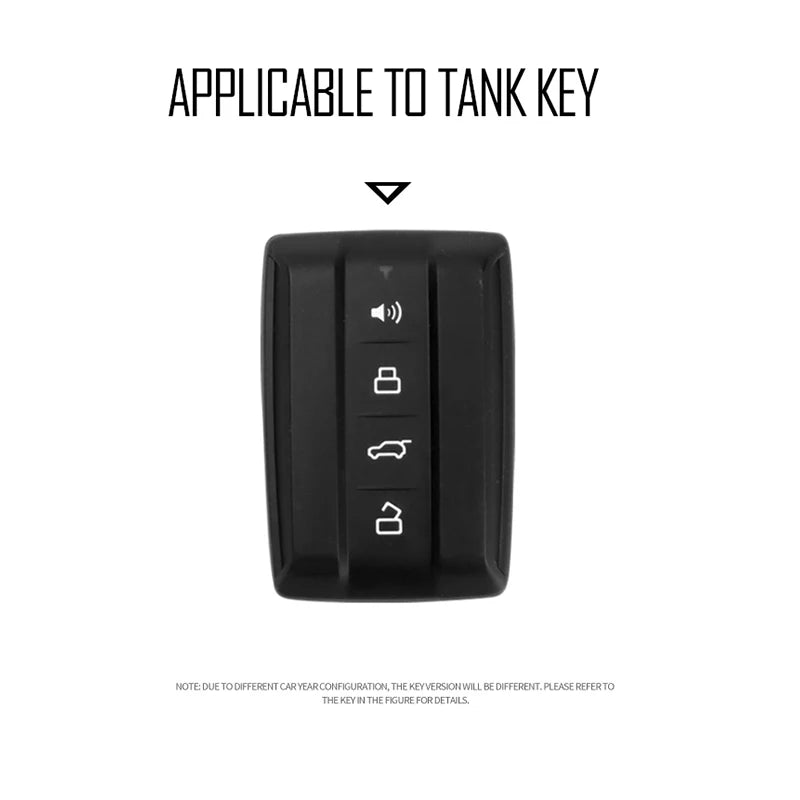 GPRGIT Zinc Alloy Car Remote Key Cover Case for Great Wall GWM WEY TANK 300 500 Tank300 Tank500