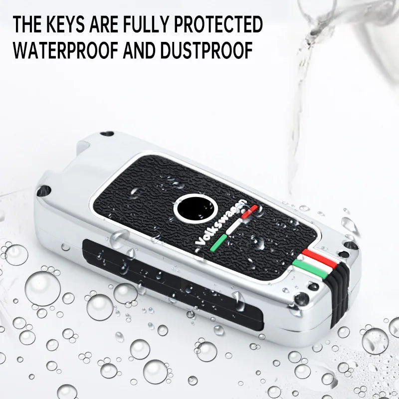 GPRGIT New Zinc Alloy Remote Car Key Case Full Cover for Volkswagen VW Passat CC B6 B7 B7L 3C R36 Maogotan B5 Replacement Accessories