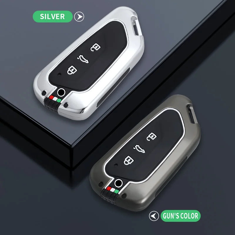 GPRGIT Zinc Alloy Car Key Shell Cover Case for VW Golf 8 Mk8 GTI GTD R ID3 ID4 2020 for Skoda Octavia A8 2021 SEAT Leon MK4 Accessories