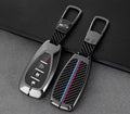 GPRGIT Carbon Fiber Car Logo Key Case for Chevrolet Onix Equinox Orlando Cruze Spark Sonic Camaro Volt Bolt Trax Malibu Blazer Traverse