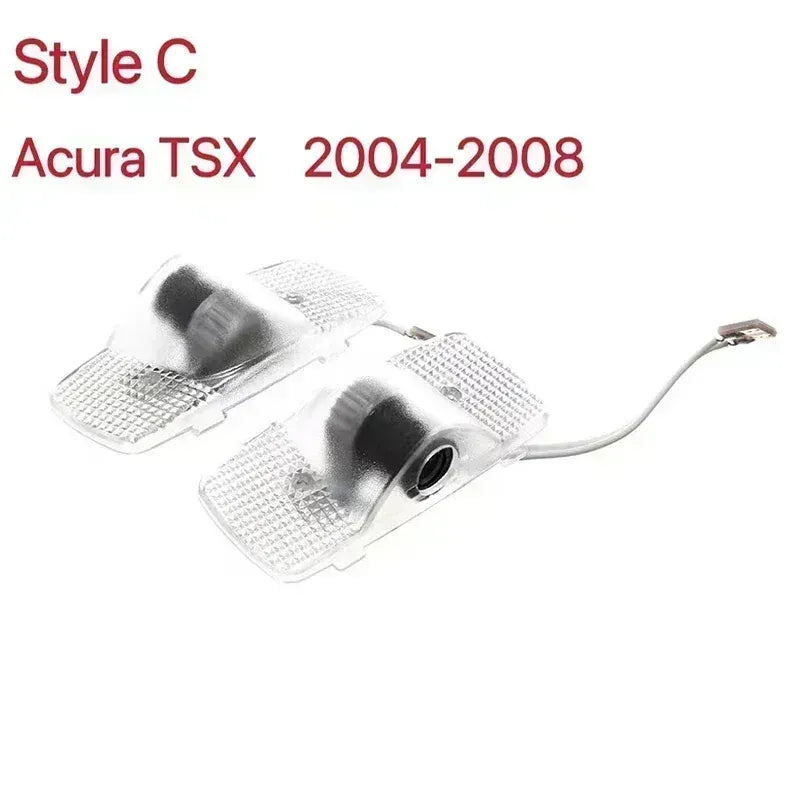 GPRGIT LED Car Door Welcome Projector Logo Light for Acura MDX RDX RLX ZDX TLX TL TSX Courtesy Projector Ghost Shadow Lamp Accessories