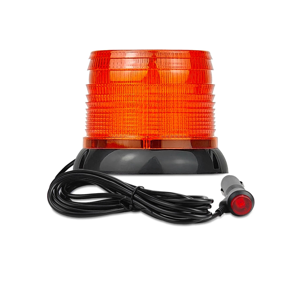 Auto Exterior Lighting System 72 LED COB PC + Aluminum Housing Beacon Strobe Light Yellow Red Blue Flashing Emergency Light