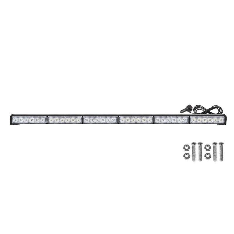 Super Bright 35 Inch 36w Cop Car Led Flash Light Bar Red Blue Green White Yellow Rooftop Strobe Emergency Warning Lamp Oem Odm
