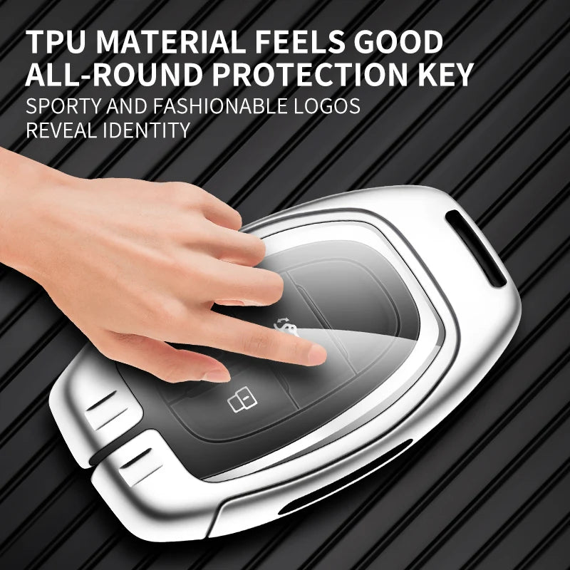 GPRGIT Zinc Alloy Leather Car Key Case Cover for Maxus G50 Plus LDV D60 G10 G20 RV V80 V90 T60 T70 EUNIQ5