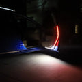 GPRGIT LED Car Door Warning Light 120cm Anti-Collision Strobe Safety Lamp 12V 27W