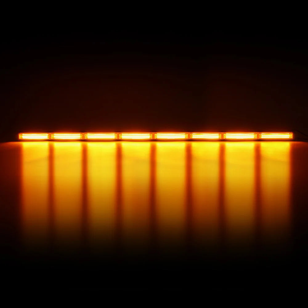 47inch Waterproof LED Strobe Light Bars Warning Traffic Advisor Emergency Flashing Light Bar for Vehicles Universal