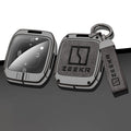 GPRGIT High Quality Zinc Alloy Leather Car Key Case Cover for ZEEKR 001 Holder Keychain Keyless Protector Styling Accessories