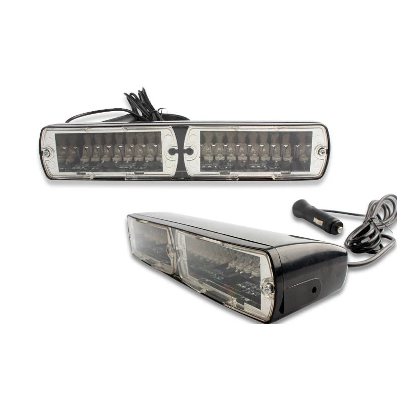 Automotive LED Warning Light Windshield Flashing Dash Light Emergency Strobe Light for Engineering Vehicles Trucks