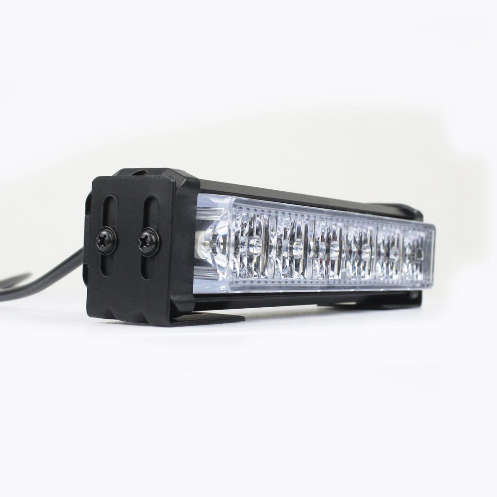 Vehicle 6 LED Warning Light Bar Waterproof Grille LED Light Bar Emergency Strobe Lights for Truck Offroad