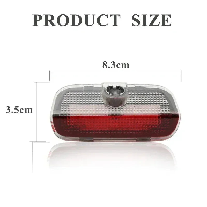 GPRGIT 2pcs Car Door Welcome Light for Skoda Superb 2009-2023 Logo Light 12V