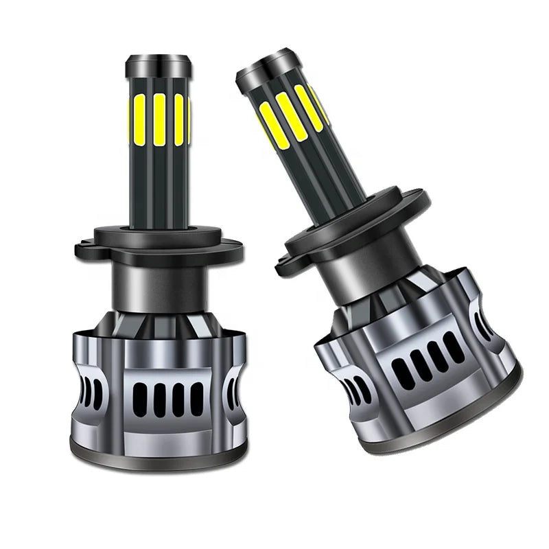 Car Headlights 8 Sides H1 H3 H7 H4 9005 HB3 9006 HB4 H8 H11 9012 881 COB LED Lights for Auto Headlamps of Fog Bulbs