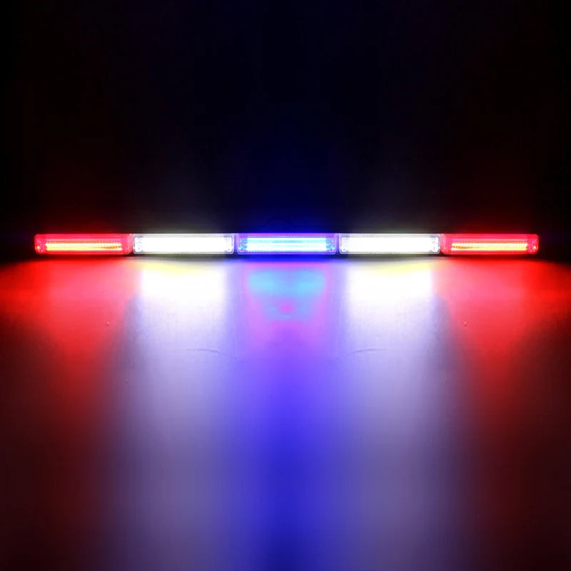 29inch Vehicles COB Warning Strobe Lightbar Multicolor Flashing DRL Lights Bar LED Flash Emergency Work Lights for Trucks