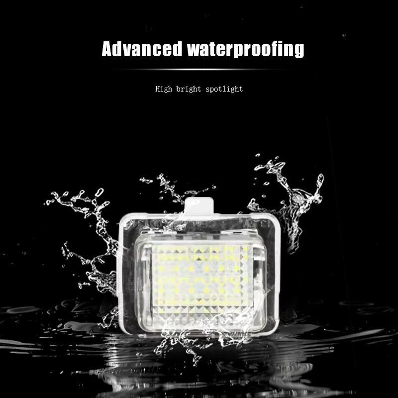 GPRGIT Error-Free LED License Plate Light for Mercedes-Benz W204 W207 W216 W218 12V 6500K