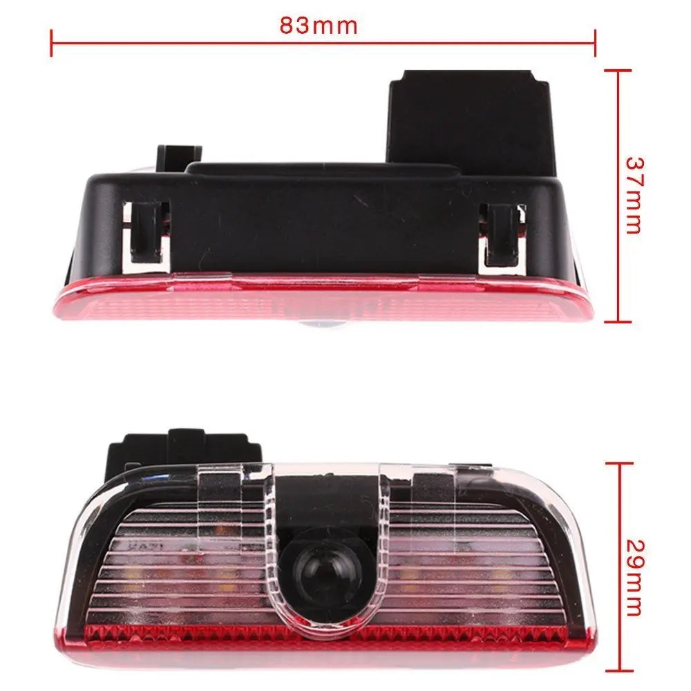 GPRGIT 12V 5W CE Plug and Play Ghost LED Car Door Projector Lamp for VW Passat Tiguan Sagitar