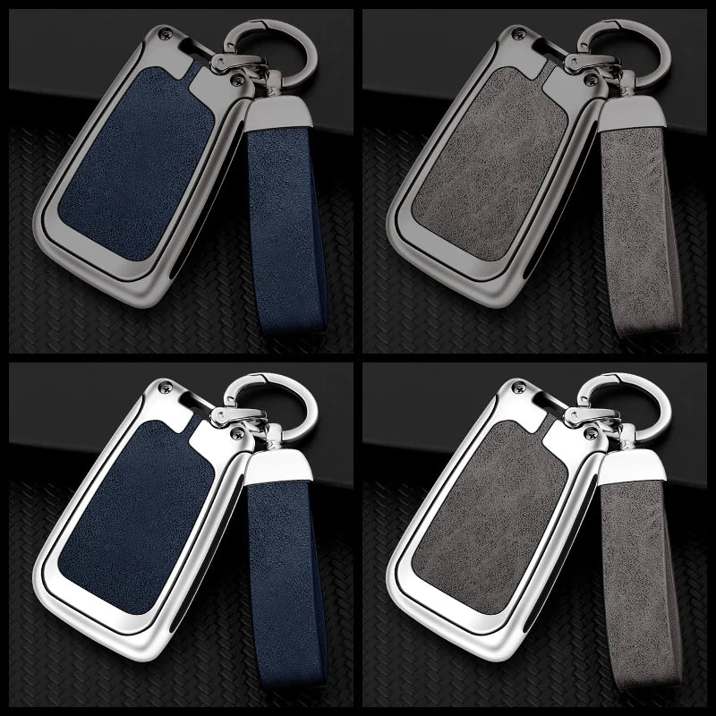 GPRGIT Custom Car Logo Leather Car Key Case for VW Volkswagen Golf 7 MK7 Tiguan MK2 for Skoda Octavia A7 Seat Ateca Leon FR 2 Ibiza