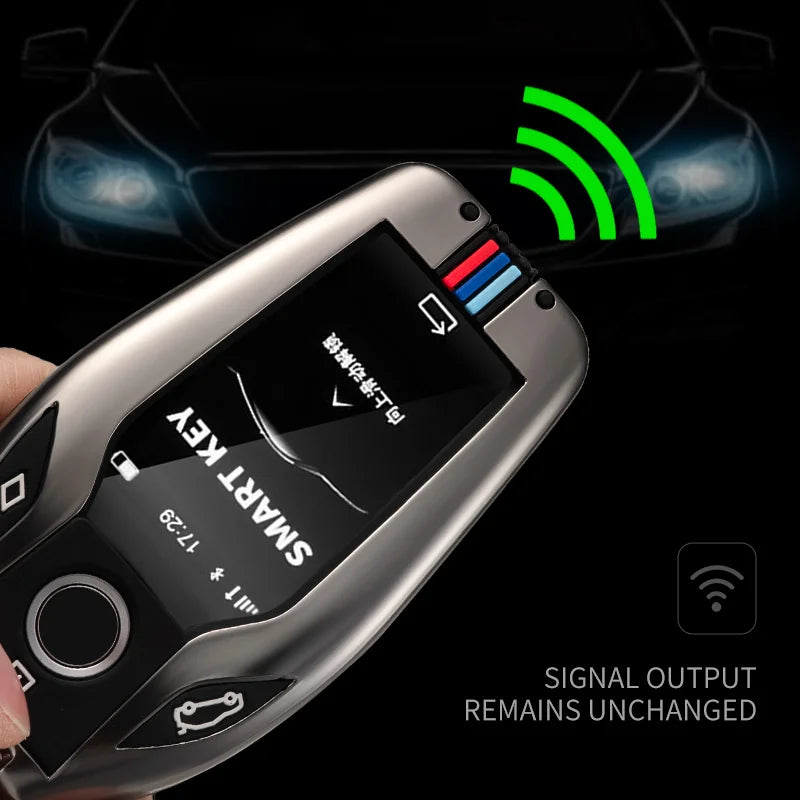 GPRGIT Car Key LED Display Intelligent Screen Key Case Cover Fob for BMW 5 6 7 Series G11 G12 G30 G31 G32 X3 X4 X5 X7 G01 G02 G05 G07