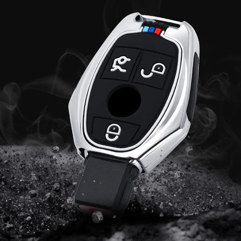 GPRGIT Mercedes-Benz A B R G Class GLK GLA GLC GLR W204 W210 W176 W202 W463 Zinc Alloy Classic Car Remote Key Case Cover Fob