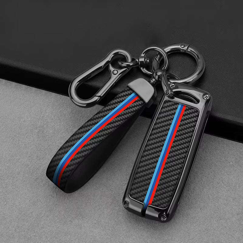 GPRGIT Carbon Fiber Car Logo Key Case for Mazda 2 3 6 Atenza Axela Demio CX-5 CX5 CX-3 CX7 CX-9 2015 2016 2017 2018 2019 Accessories