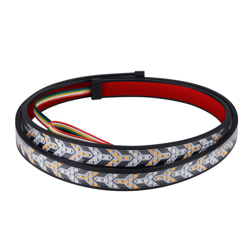 GPRGIT 60-Inch Tailgate Light Bar Strip Lights for Trucks, Waterproof Red Arrow LED Strip Tail Light, 12V