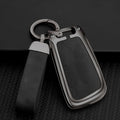 GPRGIT Zinc Alloy Leather Car Logo Key Case Cover for Audi A1 A3 A4 A5 A6 A7 Q3 Q5 Q7 B6 B7 B8 8P 8V 8L C5 C6 TT RS Smart Accessories