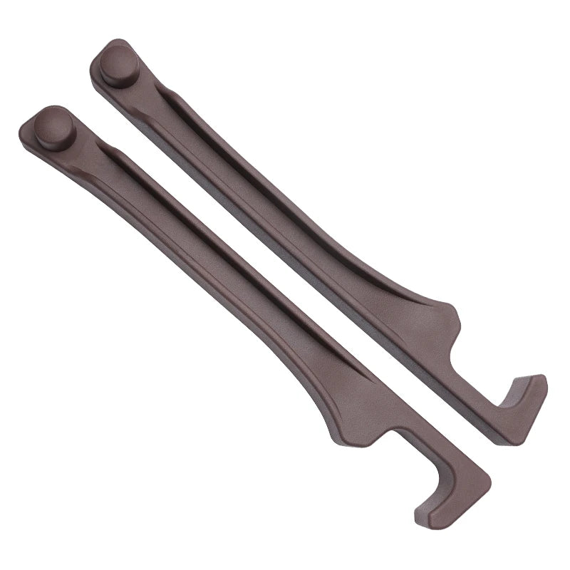 GPRGIT Car Seat Gap Filler 2-Piece Set PU Multi-Functional Seat Side Gap Strip 3-in-1 with Storage Organizer and Hook Function