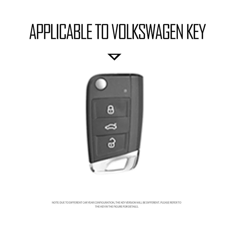 GPRGIT Car Key Case Cover for VW Volkswagen Golf 7 MK7 Tiguan MK2 T-roc T-cross Skoda Octavia Kodiaq Karoq Seat Ateca Leon Accessories