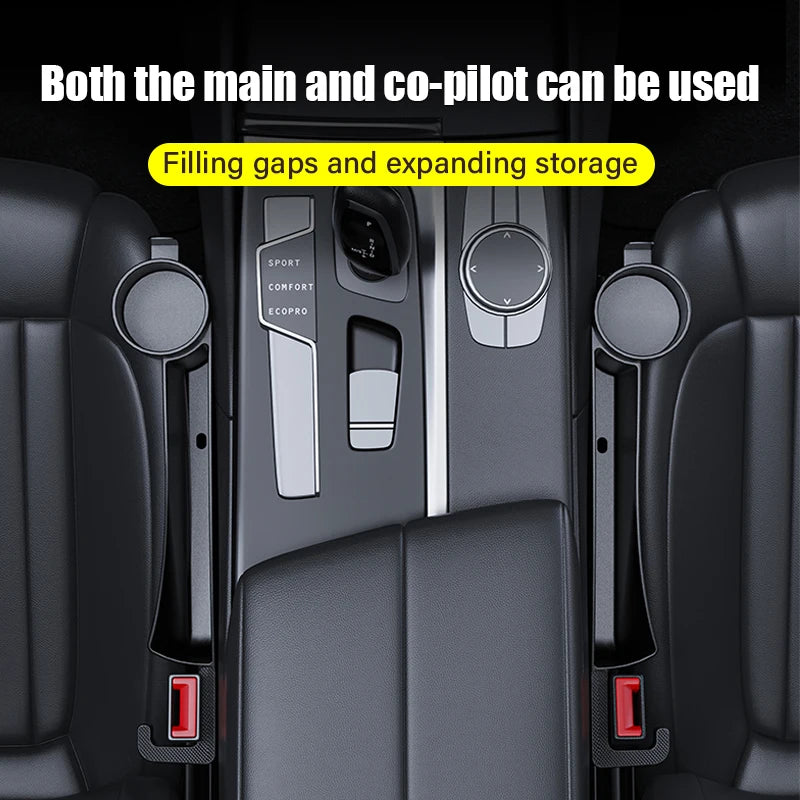 GPRGIT Car Seat Gap Storage Box Spacer Filler for Vehicle Cup Holder Organizer Decorative Accessory