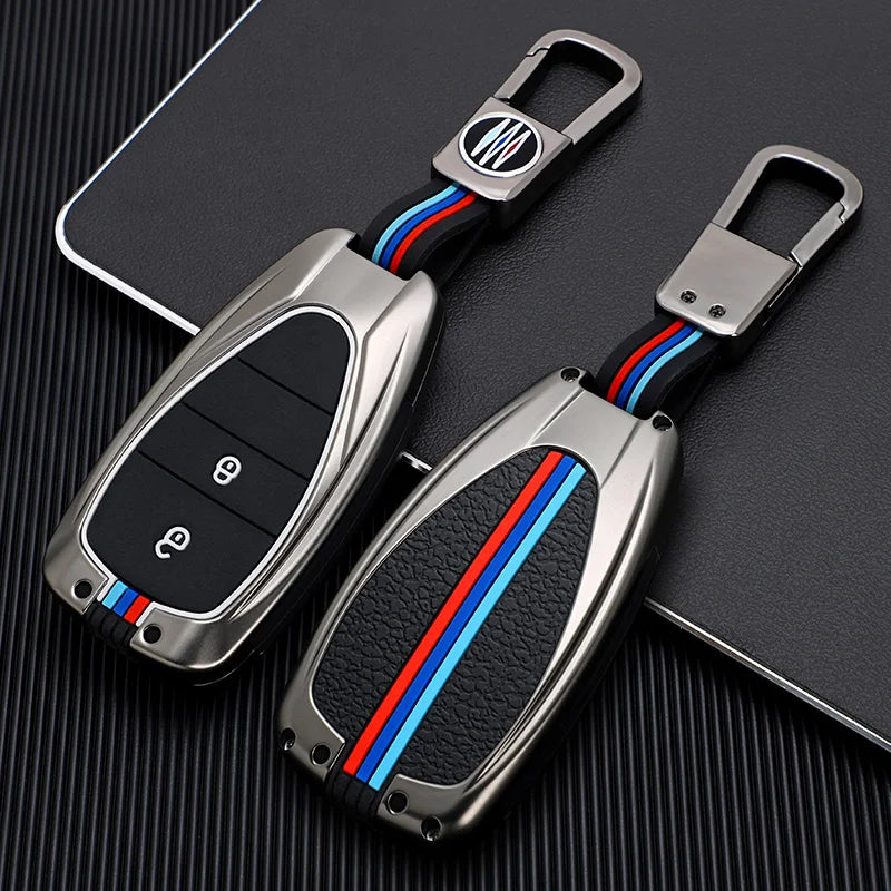 GPRGIT Zinc Alloy Car Key Fob for Chevrolet Malibu XL Cruze Spark Camaro Volt Bolt Trax Equinox Accessories Smart Key Case