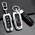 GPRGIT Zinc Alloy Car Key Case Cover for Ford Territory 2019 2020 2021 2022 2023 Equator