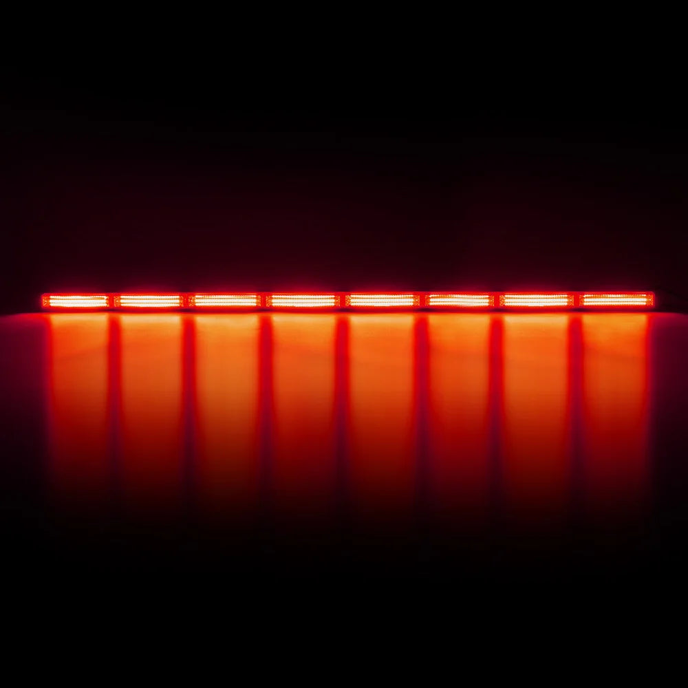 47inch Waterproof LED Strobe Light Bars Warning Traffic Advisor Emergency Flashing Light Bar for Vehicles Universal