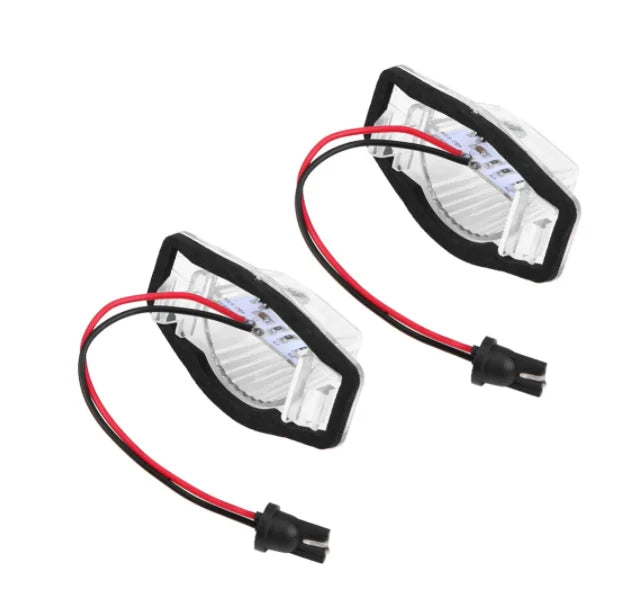 GPRGIT 2Pcs 12V 18LED License Plate Light for Honda Odyssey CRV Jazz FR-V Stream Insight 6500K