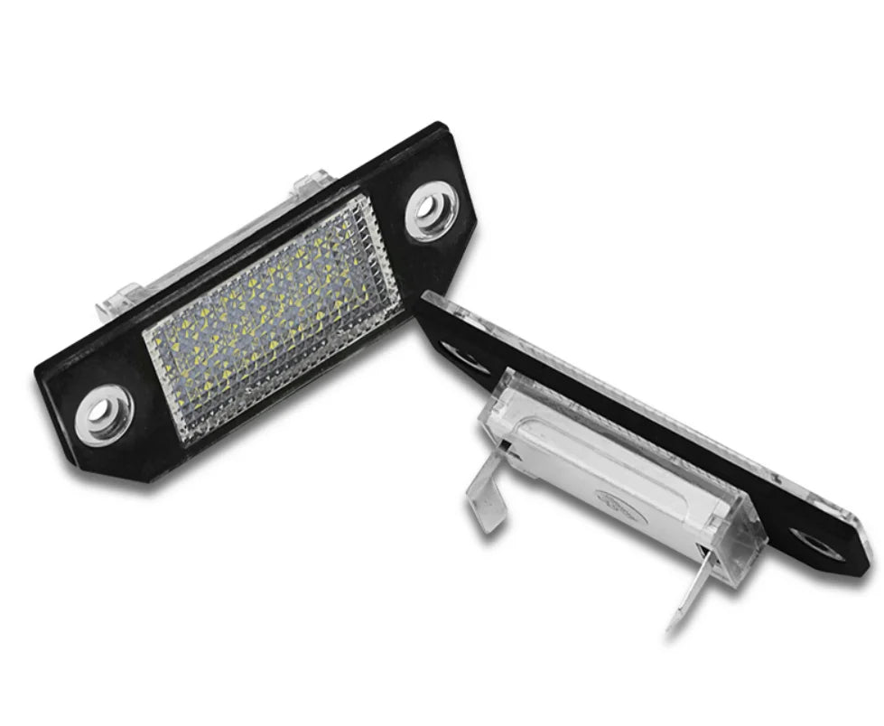 GPRGIT 2Pcs 12V LED License Plate Light for Ford Focus C-MAX MK2 03-08 6500K
